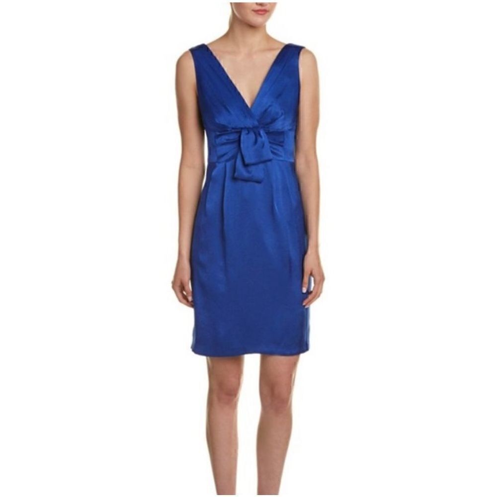 NWT Nanette Lepore Stella Blue Shift Dress, Dark Teal, Size 10